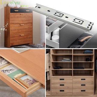 ⭐READY STOCK ⭐Kitchen Cupboard Drawer Slides Furniture Guide Rail Full Extension Parts