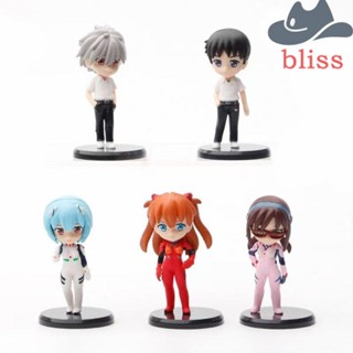 BLISS ตุ๊กตาฟิกเกอร์ Evangelion EVA Asuka Japan Anime Shokugan Ayanami Rei ของเล่นสําหรับเด็ก