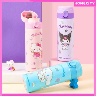 [พร้อม] Sanrio Water Cup Childrens Insulation Cup Cup 316 Stainless Steel Kulomi Water Cup For Childrens Into School To Go School