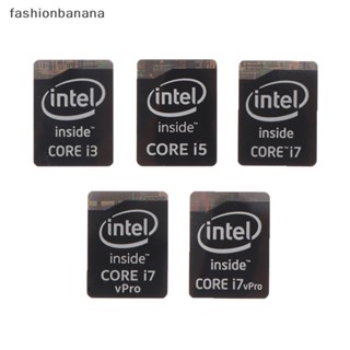 [fashionbanana] ใหม่ พร้อมส่ง สติกเกอร์ฉลากโลโก้ 4th Intel Core i3 i5 i7 สําหรับติดตกแต่งโน้ตบุ๊ก คอมพิวเตอร์ 5 ชิ้น