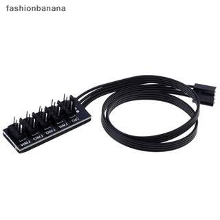 [fashionbanana] อะแดปเตอร์แยกพัดลมระบายความร้อน CPU 40 ซม. 1 เป็น 5 4-Pin molex TX4 PWM