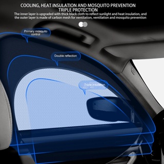 Tl ม่านบังแดด ป้องกันรังสียูวี สําหรับหน้าต่างรถยนต์