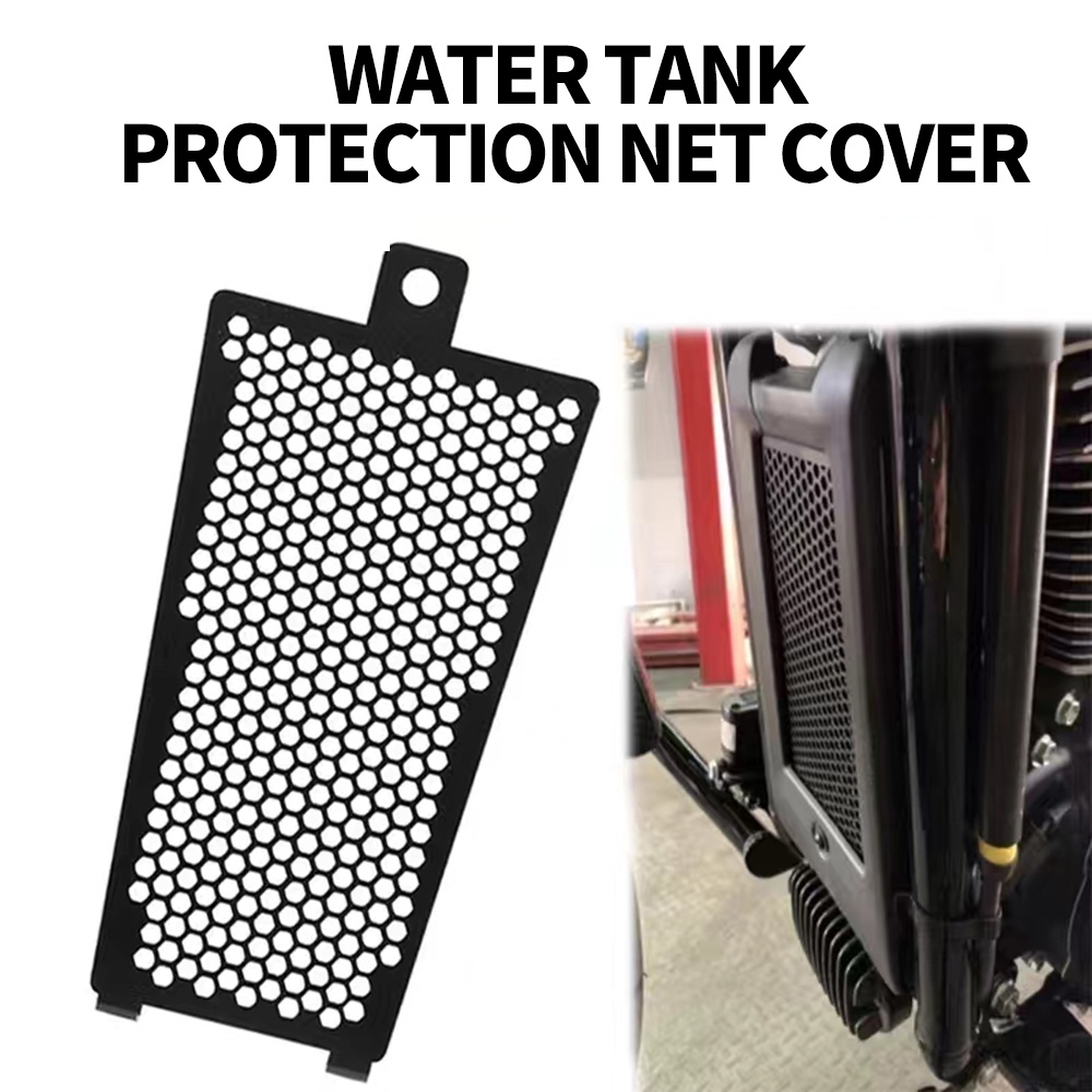 Harley Deluxe FLFB Fat Bob 114 FXFBS อุปกรณ์เสริมรถจักรยานยนต์หม้อน้ํา Grille Grill Guard Cover ถังน