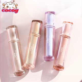 cocoy Horncos Long Lasting Bear Lip Cappuvini, ลิปกลอสติดทนนาน, ให้ความชุ่มชื้น ❤️cute Bear Mirror Lip Glaze Water Gloss ลิปกลอส