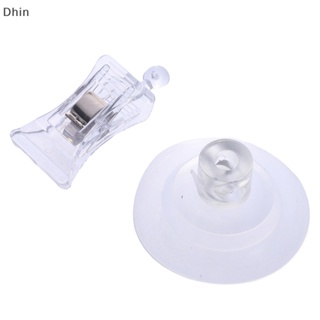 [Dhin] 2Pcs Living Room Sucker Clamp Wall Suction Cup Clip Plastic Window Office Door al ABS Home Mall Shop Smooth Surface Clip Advertising Clip COD