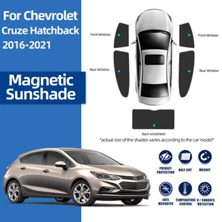 ม่านบังแดดแม่เหล็ก ด้านหน้า และด้านหลัง สําหรับ Chevrolet Cruze Hatchback 2016-2021