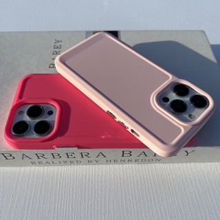 เคสโทรศัพท์มือถือซิลิโคน TPU แบบนิ่ม ผิวด้าน สีชมพู สําหรับ iPhone 14Promax 11 14Pro 12promax 12 13Pro 13promax 12pro 14 13 11Promax