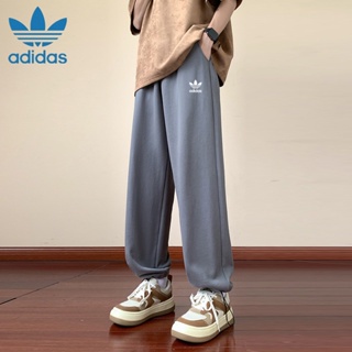 Adidas กางเกงกีฬา กางเกงวิ่งจ๊อกกิ้ง กางเกงลําลอง ทรงตรง ของแท้ สําหรับคู่รัก