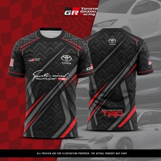 เสื้อยืด ลาย JERSEY TOYOTA 2023 JERSY TOYOTA 3D ไซซ์ S-5XL สําหรับผู้ชาย และผู้หญิง