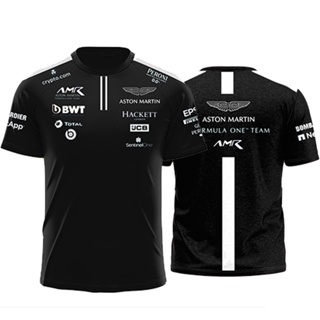 ใหม่ เสื้อยืด ลายทีม Aston Martin F1 ระบายอากาศ แห้งเร็ว สําหรับผู้ชาย และผู้หญิง