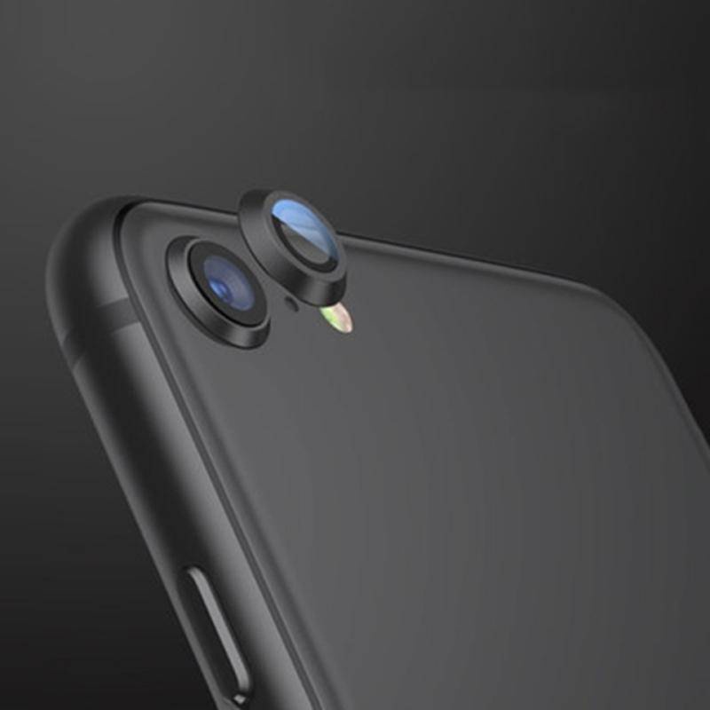 กระจกนิรภัยกันรอยเลนส์กล้อง 3D สําหรับ iPhone SE 2020 2022 8 7 iPhone 8 7