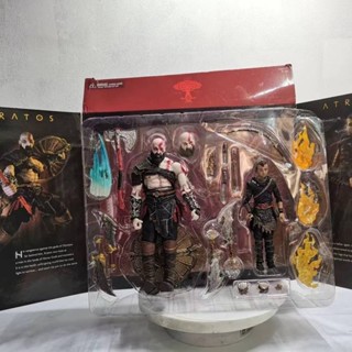 Neca 2018 ชุดพระเจ้าแห่งวอร์4 God of War4 God of War 4 Quitus Atlaus Father Son Ultimate Suit Deluxe Edition AO8U