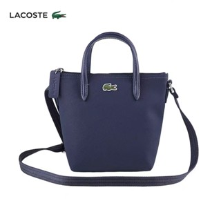 Lacoste กระเป๋าถือหนังจระเข้ แฟชั่นสําหรับผู้หญิง