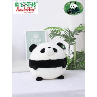 Genuinepandawaypanda ตุ๊กตาหมีแพนด้าจําลอง ของขวัญวันเกิด สําหรับเด็กผู้หญิง G74T