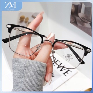 【ZM Glasses】แว่นตาอ่านหนังสือ เบาพิเศษ แบรนด์ผู้หญิง ผู้ชาย 0 ° ถึง 400 °พลาสติก ป้องกันการหล่น แว่นขยาย สายตายาว 063