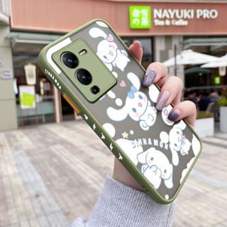 เคสโทรศัพท์มือถือแบบแข็ง ใส กันกระแทก ลายการ์ตูนสุนัขลอเรล สําหรับ VIVO V25 5G V25 Pro 5G V25E S15 Pro X80 Lite