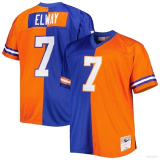 เสื้อกีฬาแขนสั้น ลายทีมชาติฟุตบอล NFL Denver Broncos Jersey Elway No.7 ชุดเหย้า สําหรับผู้ชาย