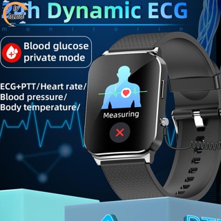 【IS】สมาร์ทวอทช์ Ecg วัดอัตราการเต้นของหัวใจ ความดันโลหิต อุณหภูมิร่างกาย สําหรับผู้ชาย และผู้หญิง