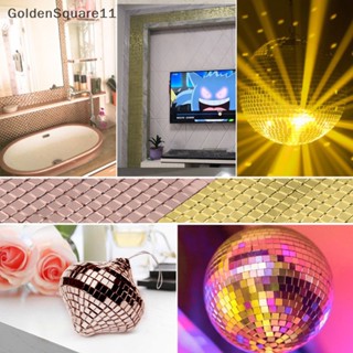 Goldensquare สติกเกอร์กระจกโมเสค อะคริลิค ทรงสี่เหลี่ยม ขนาดเล็ก มีกาวในตัว สําหรับติดตกแต่งผนังบ้าน DIY