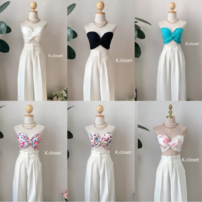 เสื้อเกาะอกบิดหน้า เกาะอกทะเล สวยหรูดูแพง