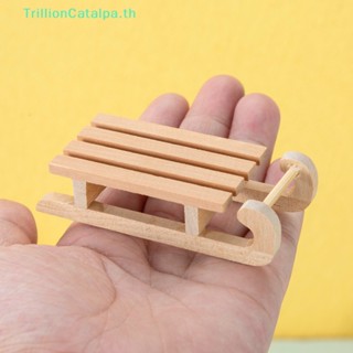 Trillioncatalpa บ้านตุ๊กตาจิ๋ว 1:12 ของเล่น ฉากคริสต์มาส สําหรับตกแต่งบ้านตุ๊กตา TH