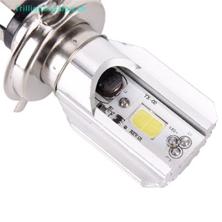 Trillioncatalpa หลอดไฟหน้ารถจักรยานยนต์ LED H4 BA20D DC 12V 1 ชิ้น