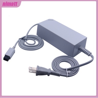 Ni อะแดปเตอร์ชาร์จพาวเวอร์ซัพพลาย 100-240v แบบเปลี่ยน สําหรับ Nintendo Wii Plug