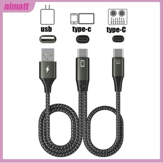 Ni Otg อะแดปเตอร์สายชาร์จ Type-c แปลงเสียง สําหรับไมโครโฟน การ์ดเสียง 1.5 เมตร