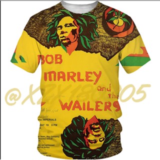 (ทั้งหมดในสต็อก Xzx180305)Bob Marley Buffalo Soldier เสื้อเชิ้ต ลายเดรดล็อก สไตล์วินเทจ 3D 02