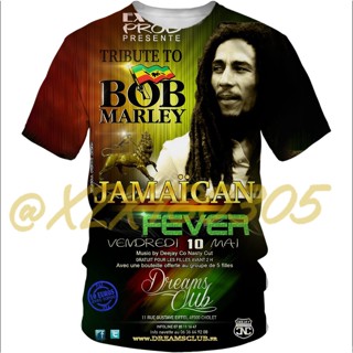 (ทั้งหมดในสต็อก Xzx180305)Bob Marley Buffalo Soldier เสื้อเชิ้ต ลายเดรดล็อก สไตล์วินเทจ 3D 17