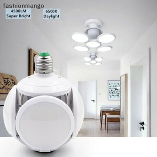 [fashionmango] ใหม่ พร้อมส่ง หลอดไฟเพดานโรงรถ LED E27 40W รูปฟุตบอล UFO สว่างมาก