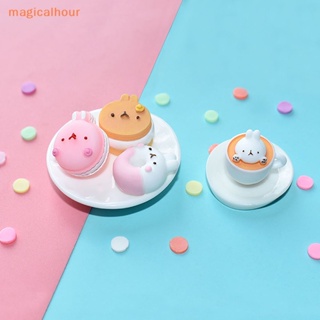 Magicalhour^^ โมเดลเค้ก คุกกี้ ขนมหวาน ขนาดเล็ก สําหรับตกแต่งบ้านตุ๊กตา 10 ชิ้น