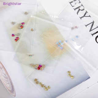 Brightstar 10 ชิ้น 3 มม. ฟันปลอม คริสตัล เพชร เครื่องประดับฟันปลอม อะคริลิค ตกแต่งฟัน เครื่องประดับใหม่