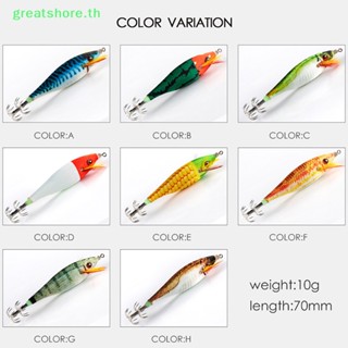 Greatshore เหยื่อตกปลา รูปกุ้ง ปลาหมึก 70 มม. 10 กรัม