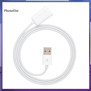 Phoneuse สายเคเบิลต่อขยาย USB 20 ตัวผู้ เป็นตัวเมีย 1 เมตร 50 ซม. สําหรับ iPhone Android