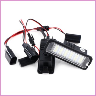 หลอดไฟ LED 12V สําหรับติดป้ายทะเบียนรถยนต์ VW GOLF 4 5 6 Phaeton GOLF