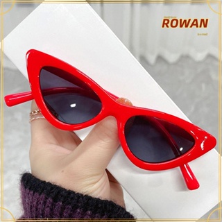 Rowans แว่นตากันแดด กรอบแคบ สไตล์เรโทร สําหรับเด็ก 3-9 ปี