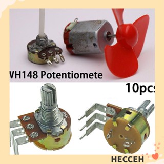 Hecceh สวิตช์หรี่ไฟ WH148 5K 10K 50K 100K 500K ทนทาน 10 ชิ้น