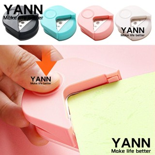 Yann1 เครื่องมือตัดกระดาษ ขนาดเล็ก สําหรับตกแต่งสมุดภาพ DIY|เครื่องเจาะมุมกระดาษ ทรงกลม