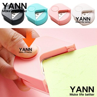 Yann1 เครื่องมือตัดกระดาษ ขนาดเล็ก สําหรับตกแต่งสมุดภาพ DIY|เครื่องเจาะมุมกระดาษ ทรงกลม