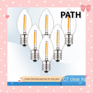 Path หลอดไฟ LED E12 E14 2200K 2700K 6000K แสงสีขาวอบอุ่น