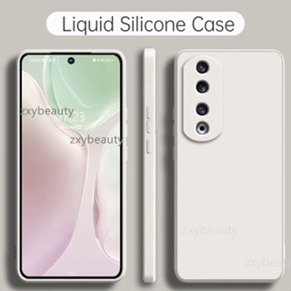 เคสโทรศัพท์มือถือ ยางซิลิโคนนิ่ม TPU ทรงสี่เหลี่ยม สีพื้น สําหรับ Honor 90 Pro 5G 2023 Honor90 90Pro Lite 90Lite Honor90Pro