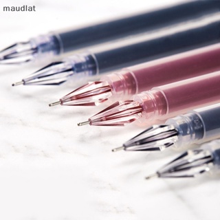 Maud ปากกาหมึกเจล ความจุขนาดใหญ่ 0.38 มม. สีดํา น้ําเงิน แดง สําหรับสอบ ลงนาม โรงเรียน สํานักงาน 6 ชิ้น ต่อชุด