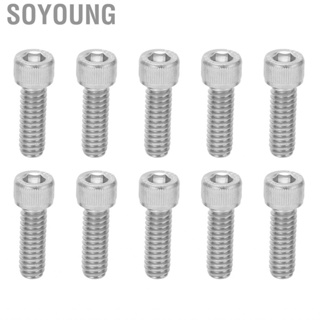 Soyoung Valve Cover Bolts Kit  Simple Installation 10pcs  Corrosion Hex for Car