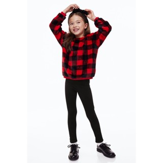 H&amp;M เลกกิ้งผ้ายืดเนื้อหนาแพ็ค 2 ชิ้น Girl 2-pack sturdy jersey leggings 0755320_1