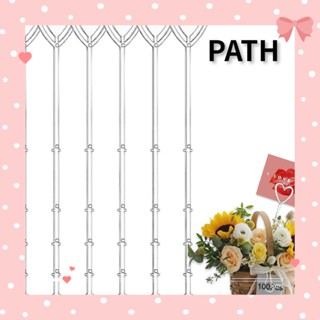 PATH ที่ใส่ปิ๊กการ์ด พลาสติก รูปหัวใจ ดอกไม้ 13 นิ้ว สําหรับตกแต่ง 80 ชิ้น