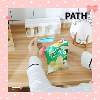 Path package: คลิปซีลถุงขนมขบเคี้ยว แบบยืดหยุ่น ทนทาน 6 ชิ้น