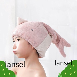 Lansel ใหม่ หมวกคลุมผม ผ้าขนหนูอาบน้ํา แบบหนา ดูดซับน้ําได้ดี แห้งเร็ว หลากสี สําหรับเด็ก และผู้ใหญ่ 2021