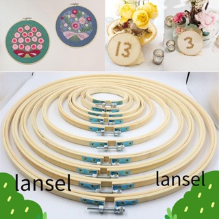 LANSEL สะดึงเข็มเย็บปักถักร้อย ทรงกลม แฮนด์เมด Diy