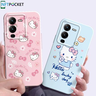 เคสโทรศัพท์มือถือ ลายแมว สําหรับ VIVO V25 S15 V23 S12 V20 S7 T1 S15E IQOO X50 X60 X70 X80 X90 Y12 Y15 Y3 Y19 Y5S U3 Y20 Y20S Y20SG Y20i Y50 Y30 Y30i Y76S Y77 Y75 Y15S Y21 Y33S Pro 5G การออกแบบ